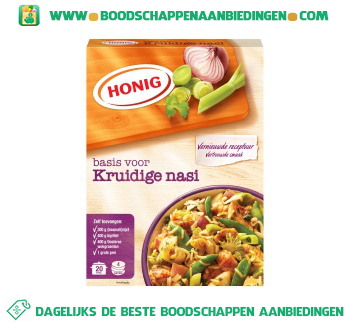 Honig Mix voor kruidige nasi aanbieding