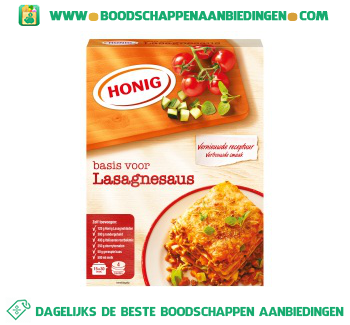 Mix voor lasagnesaus aanbieding