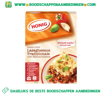 Honig Mix voor lasagnesaus tradizionale aanbieding