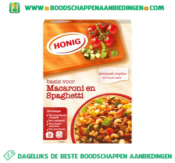 Mix voor macaroni en spaghetti aanbieding