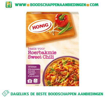 Honig Mix voor roerbakmie sweet chili aanbieding