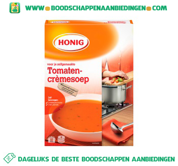 Tomaten crémesoep aanbieding