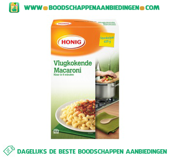 Honig Vlugkokende macaroni aanbieding