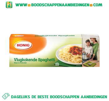 Honig Vlugkokende spaghetti aanbieding