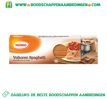 Honig Volkoren spaghetti aanbieding