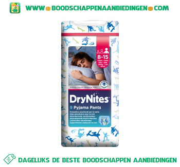 Huggies Dry nites 8-15 boy aanbieding