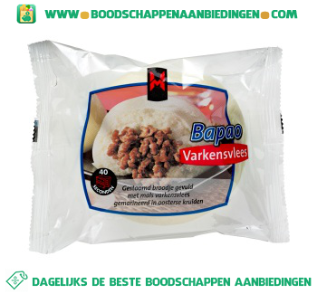 Bapao varkensvlees aanbieding