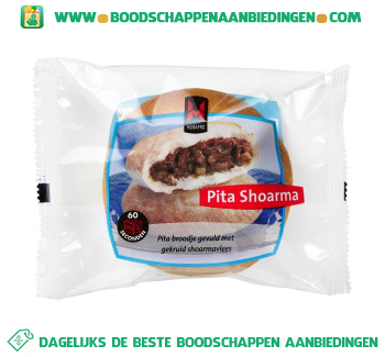 Pita shoarma aanbieding