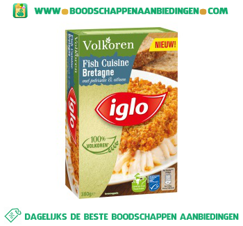 Iglo Fish Cuisine Bretagne volkoren aanbieding