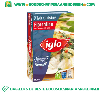 Fish Cuisine Florentine aanbieding