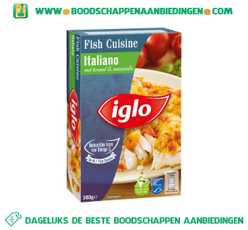 Iglo Fish Cuisine Italiano aanbieding