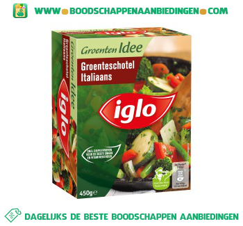 Iglo Groenteschotel Italiaans aanbieding