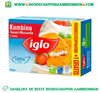 Iglo Kombino tomaat en mozzarella aanbieding