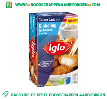 Iglo Ocean Cuisine kibbeling traditioneel aanbieding