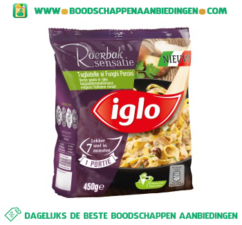 Tagliatelle met bospaddenstoelensaus aanbieding