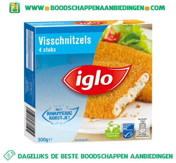 Visschnitzels aanbieding