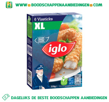 Iglo Vissticks XL aanbieding