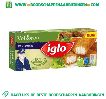 Iglo Volkoren vissticks aanbieding