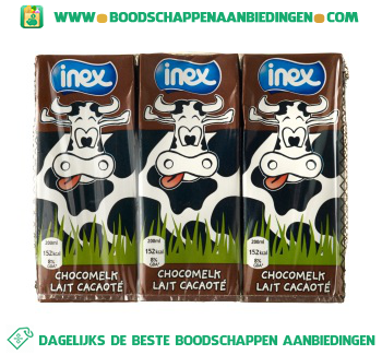 Inex Halfvolle chocolademelk aanbieding