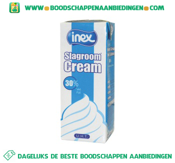 Inex Slagroom 30% vet aanbieding