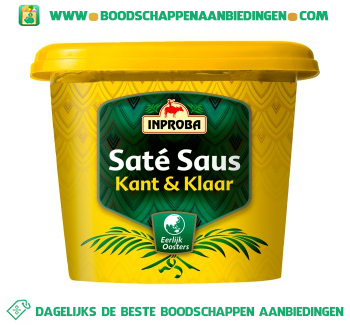 Satesaus kant & klaar aanbieding