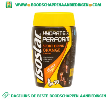 Isostar Sport drink orange aanbieding