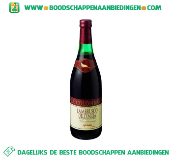 Italië Lambrusco rosso aanbieding