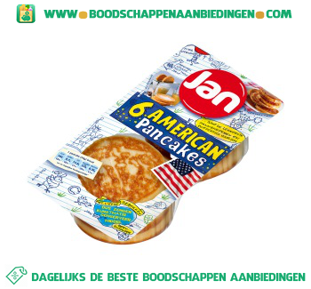 Amerikaanse pancakes aanbieding