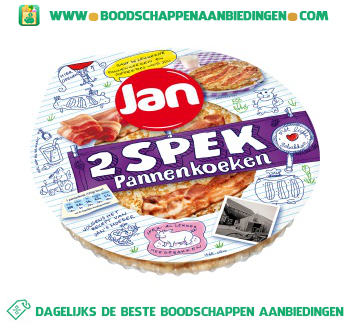 Jan Spekpannenkoeken aanbieding