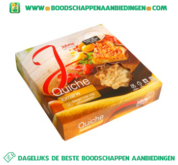 Quiche lorraine aanbieding