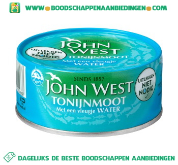 John West Tonijnmoot water aanbieding