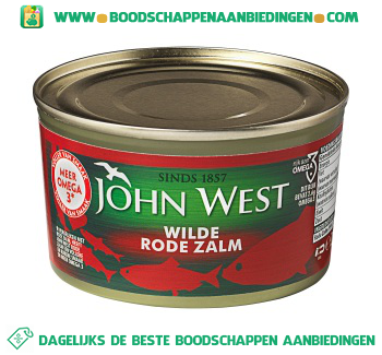 Wilde rode zalm met omega 3 aanbieding