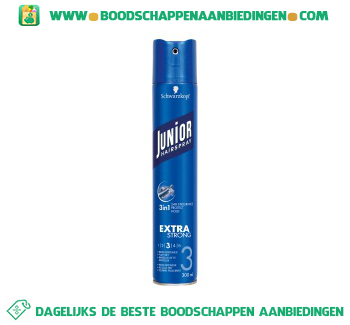 Junior Hairspray extra strong aanbieding