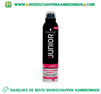 Junior Maxx hold spray aanbieding