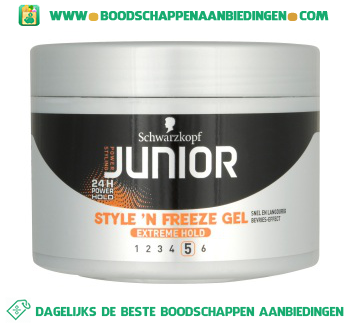 Style`n freeze gel aanbieding