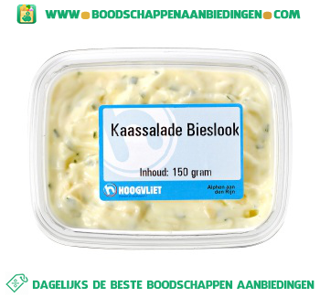 Kaassalade bieslook aanbieding