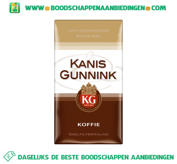 Kanis & Gunnink Koffie snelfiltermaling aanbieding