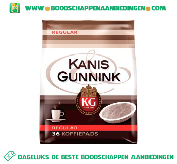 Kanis & Gunnink Koffiepads aanbieding