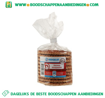 Karamel stroopwafels aanbieding