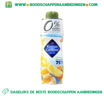 Siroop citrusmix 0% aanbieding