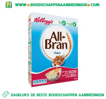 All-Bran flakes aanbieding