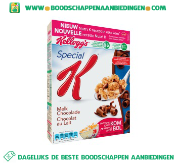 Special K melk chocolade aanbieding