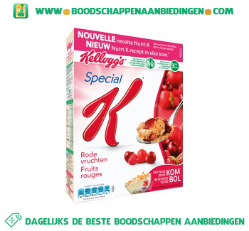 Kellogg’s Special K rode vruchten aanbieding