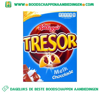 Kellogg’s Tresor melk chocolade aanbieding