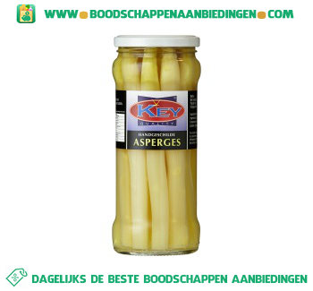 Geschilde  asperges aanbieding