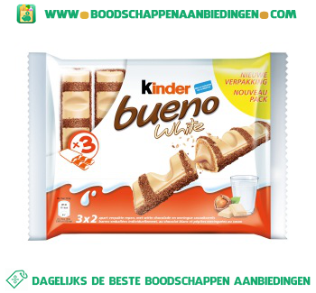 Kinder Bueno white aanbieding