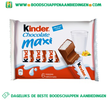 Chocolade maxi aanbieding