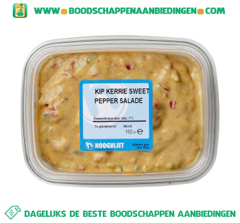 Kip kerrie sweet pepper salade aanbieding