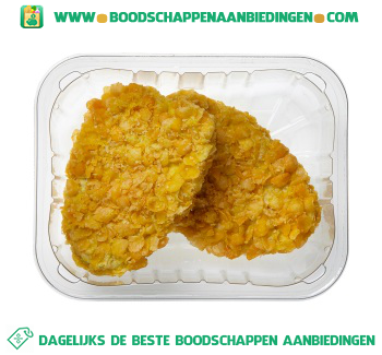 Kipkrokantschnitzels 2 stuks aanbieding