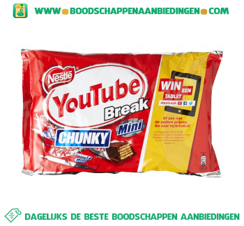 KitKat Chunky mini aanbieding